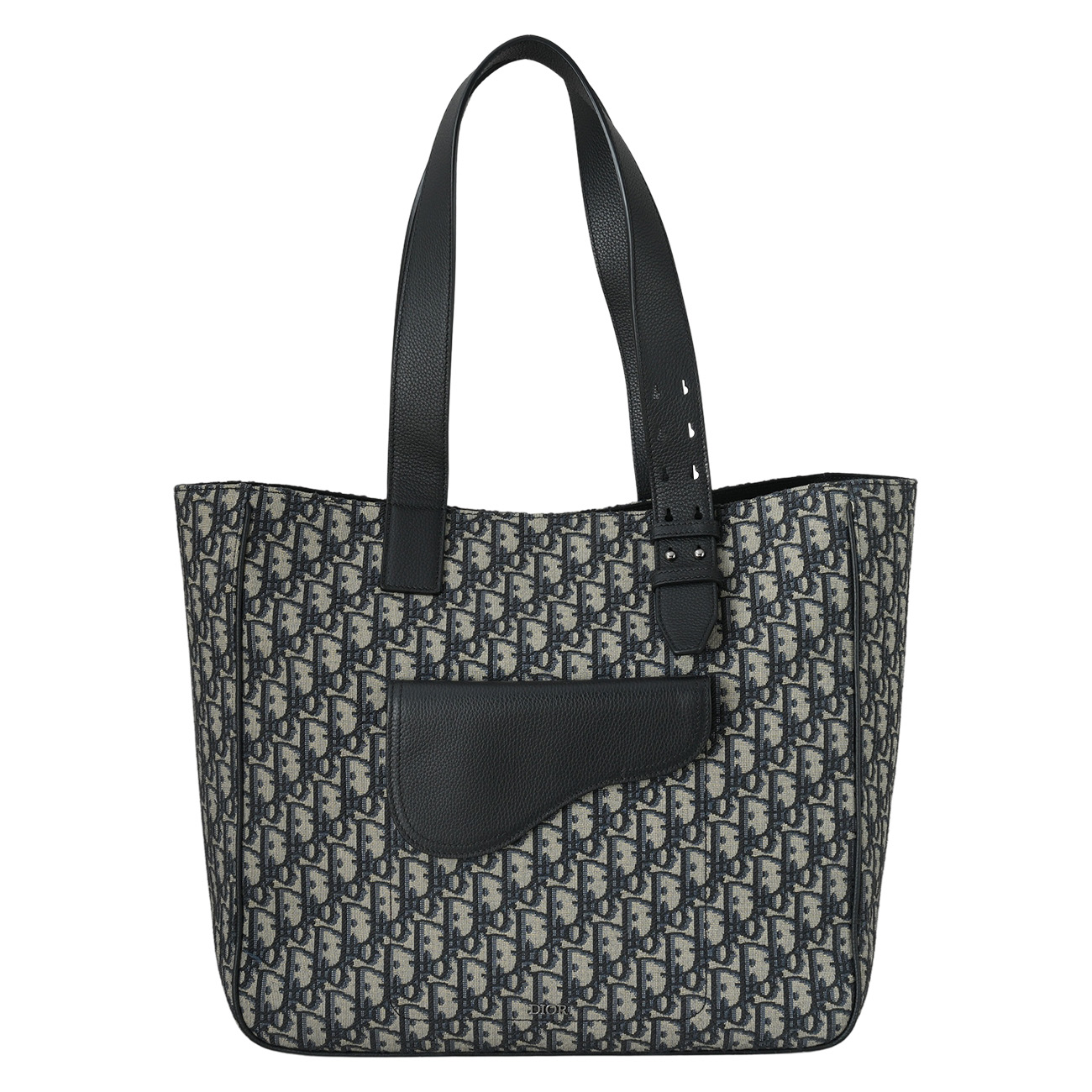 CHRISTIAN DIOR(USED)크리스찬디올 오블리크 자카드 새들 토트백
